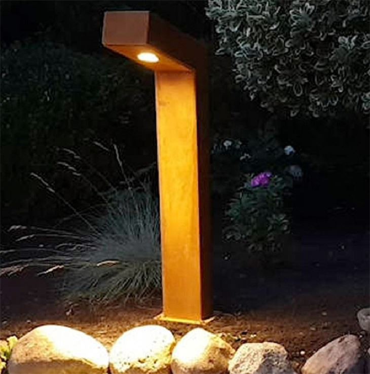 经济持久Corten Lightingbollards