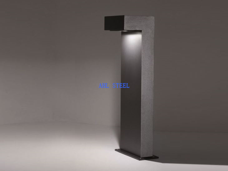 Corten Garden Bollard Light