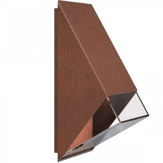 Corten Steel Garden Wall Light For Decor