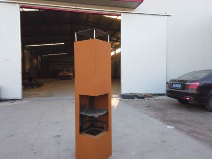 Garden Corten Steel Fireplace