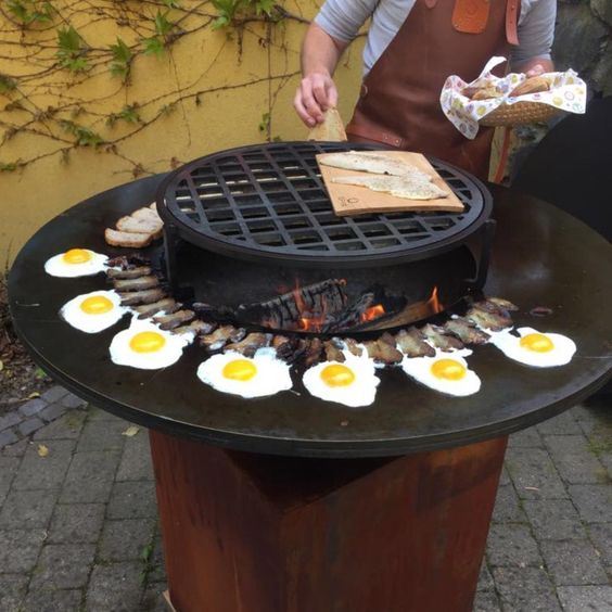 GARDEN BBQ Firepit Grill for Big Party