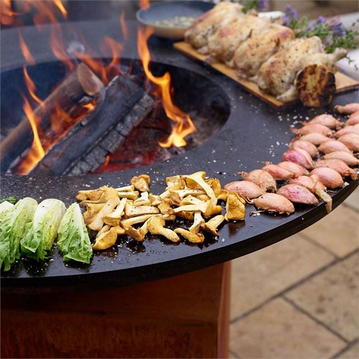 Best Selling Portable Corten Steel Fire Pit Bbq