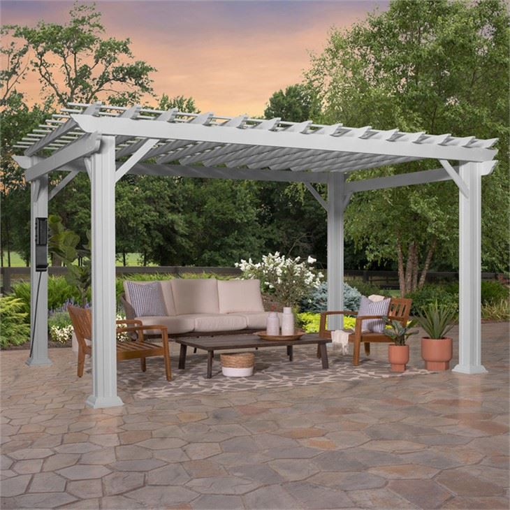 Corten Outdoor 4 Sides Gazebo For Enjoying