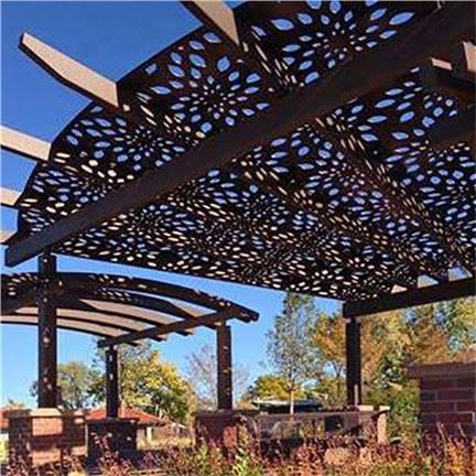 Modern Outdoor Corten Patio For Park